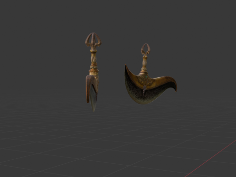 Boundless Farsight Dual Blades - Monster Hunter World 3D Model