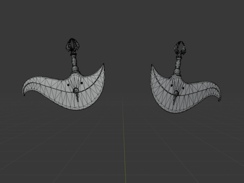 Boundless Farsight Dual Blades - Monster Hunter World 3D Model