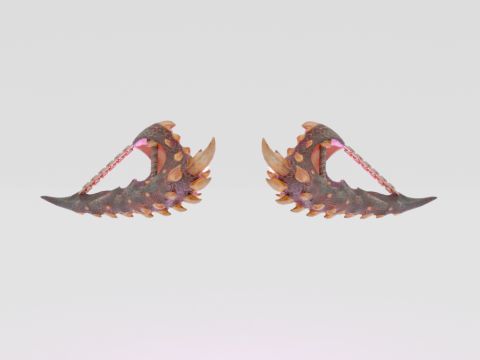 Consummate Pair Dual Blades - Monster Hunter World 3D 模型
