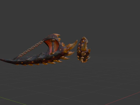 Consummate Pair Dual Blades - Monster Hunter World 3D Model