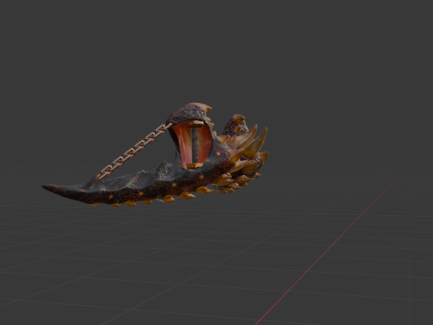 Consummate Pair Dual Blades - Monster Hunter World 3D Modell