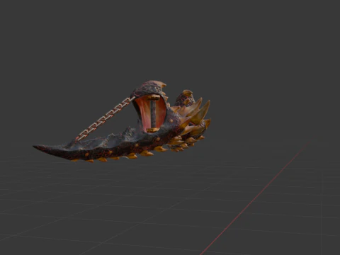 Consummate Pair Dual Blades - Monster Hunter World 3D Model