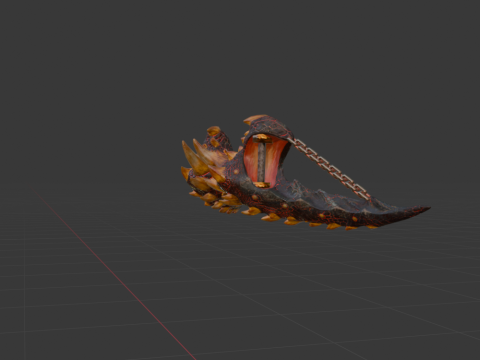 Consummate Pair Dual Blades - Monster Hunter World 3D Modell