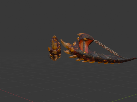 Consummate Pair Dual Blades - Monster Hunter World 3D Modell