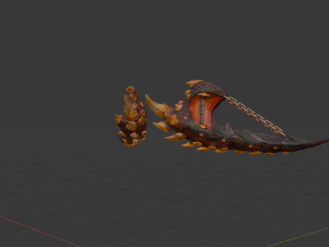 Consummate Pair Dual Blades - Monster Hunter World 3D Model