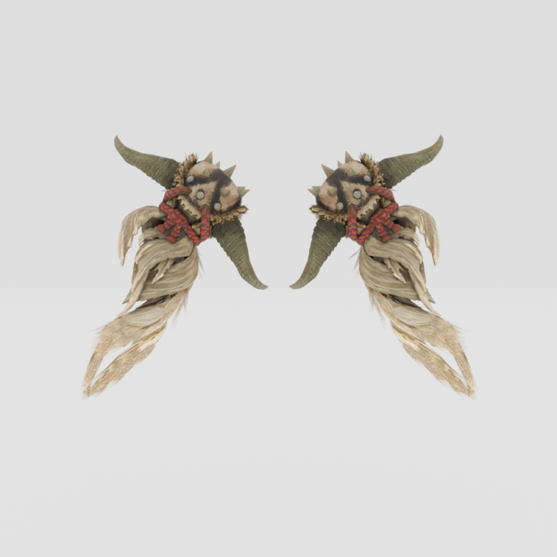 Demonlord Hellfists Dual Blades - Monster Hunter World 3D Модель .c4d .max .obj .3ds .fbx .stl .blend 