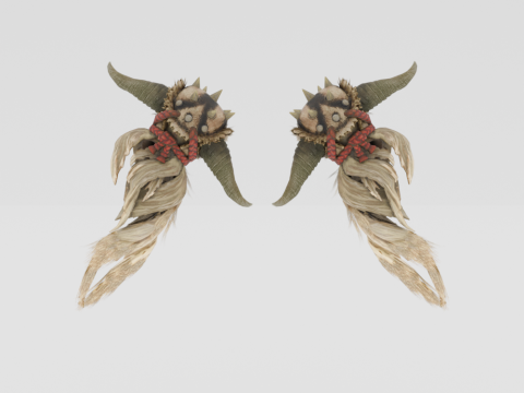 Demonlord Hellfists Dual Blades - Monster Hunter World 3D Модель
