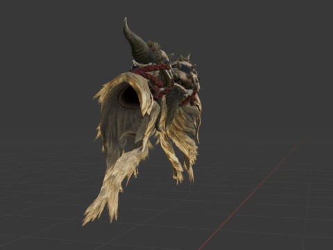 Demonlord Hellfists Dual Blades - Monster Hunter World 3D Model
