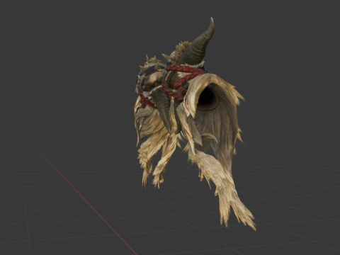 Demonlord Hellfists Dual Blades - Monster Hunter World 3D Модель