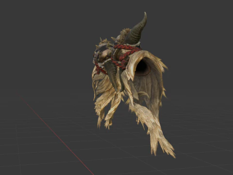 Demonlord Hellfists Dual Blades - Monster Hunter World 3D Model