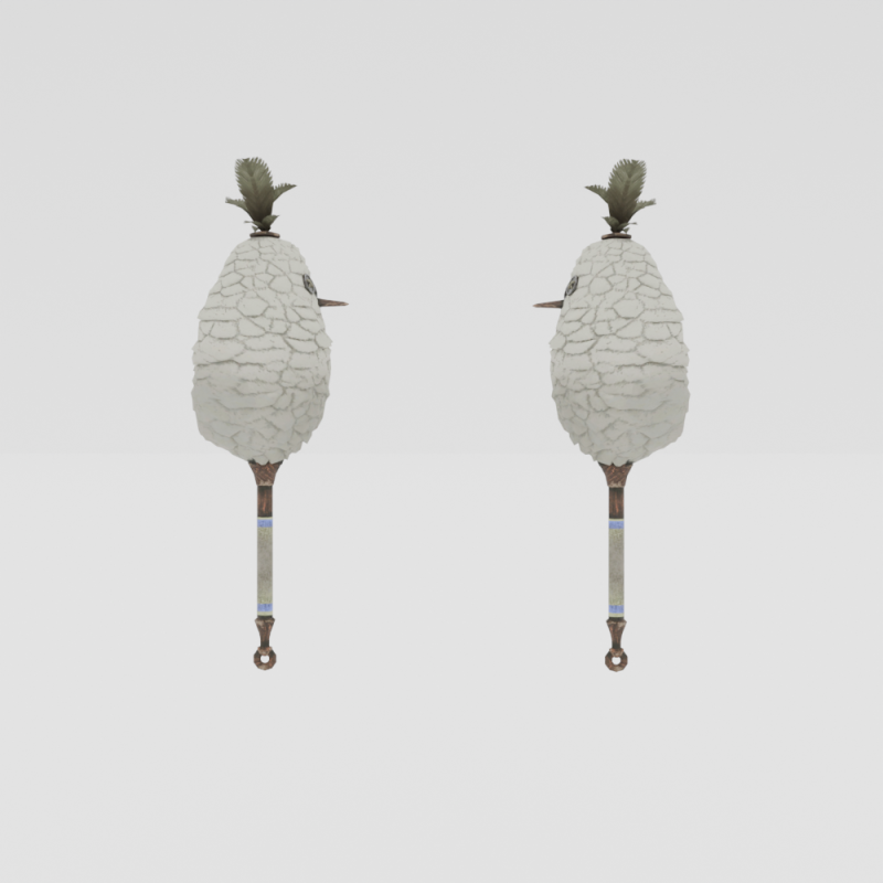 Downy Crake Brooms Dual Blades - Monster Hunter World 3D 模型 .c4d .max .obj .3ds .fbx .stl .blend 