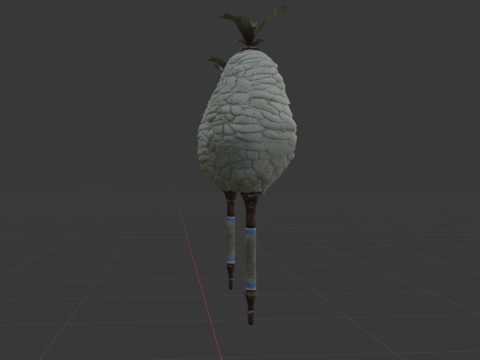 Downy Crake Brooms Dual Blades - Monster Hunter World 3D 模型