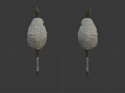 Downy Crake Brooms Dual Blades - Monster Hunter World 3D 模型