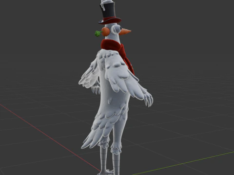 Flakey le Snowbird - Fortnite Modèle 3D