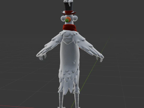 Flakey le Snowbird - Fortnite Modèle 3D