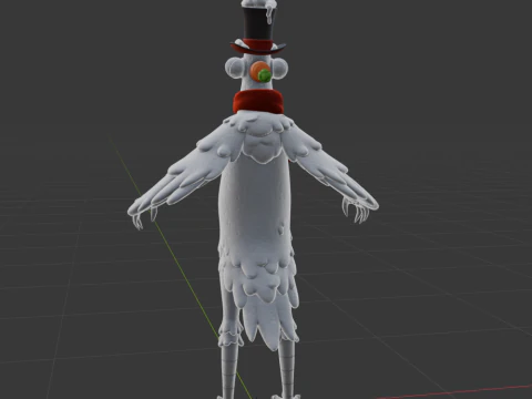 Flakey le Snowbird - Fortnite Modèle 3D