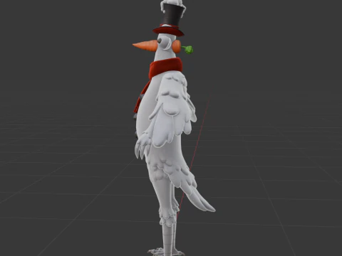 Flakey le Snowbird - Fortnite Modèle 3D