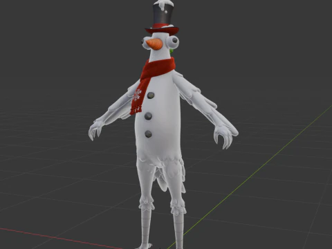 Flakey le Snowbird - Fortnite Modèle 3D