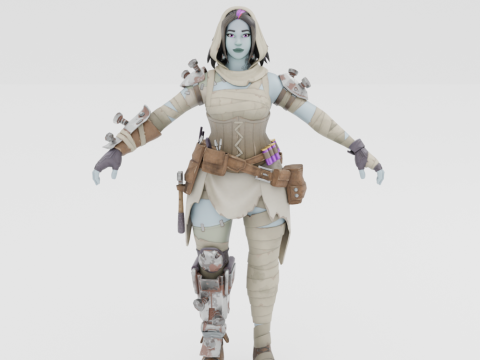 Arrlene Izza - Fortnite 3D 모델