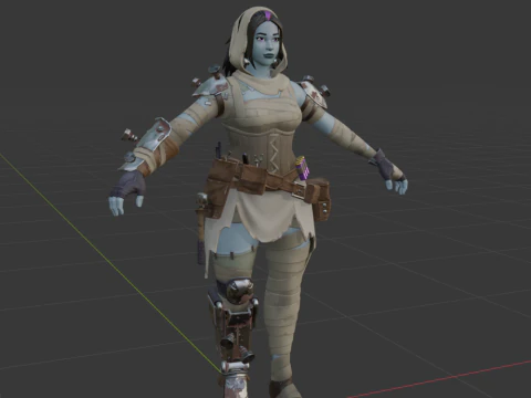 Arrlene Izza - Fortnite 3D Model