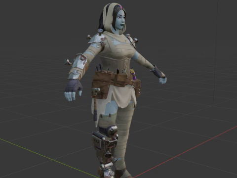 Arrlene Izza - Fortnite 3D Model
