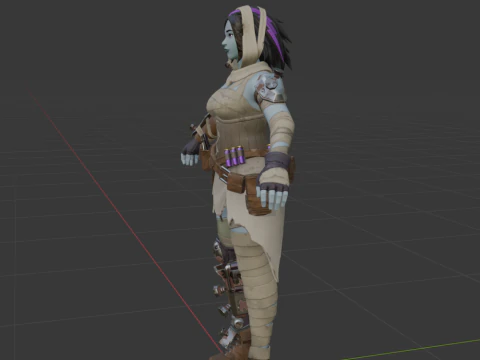 Arrlene Izza - Fortnite 3D Model