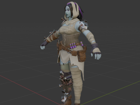 Arrlene Izza - Fortnite Modello 3D