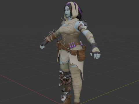 Arrlene Izza - Fortnite 3D Model