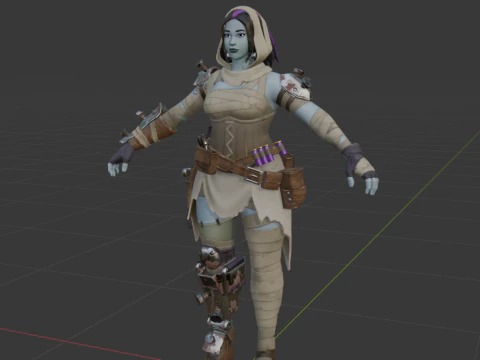 Arrlene Izza - Fortnite 3D Model