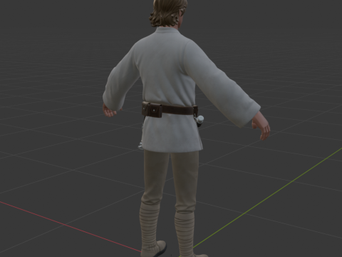 Luke Skywalker - Fortnite 3D Модель