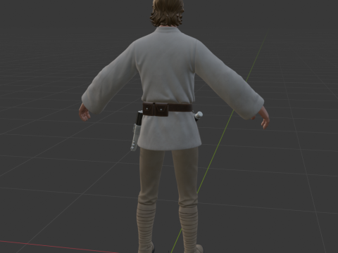 Luke Skywalker - Fortnite 3D Модель