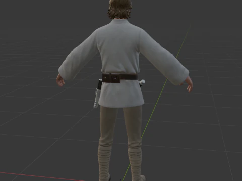 Luke Skywalker - Fortnite 3D Model