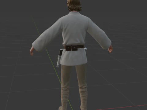 Luke Skywalker - Fortnite 3D Model