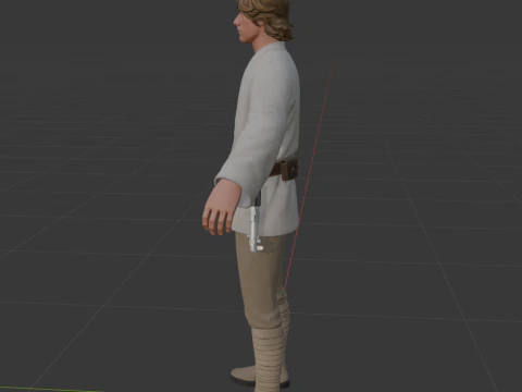 Luke Skywalker - Fortnite 3D Model