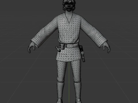 Luke Skywalker - Fortnite 3D Model