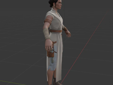 Rey - Fortnite 3D Model