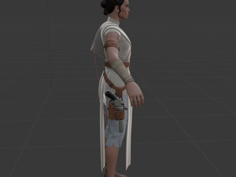 Rey - Fortnite 3D Model