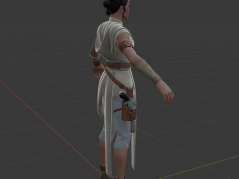 Rey - Fortnite 3D Model