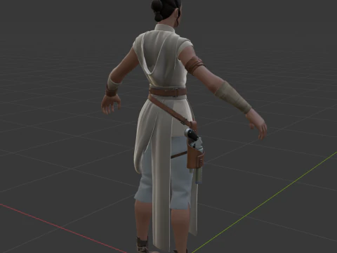 Rey - Fortnite 3D Model