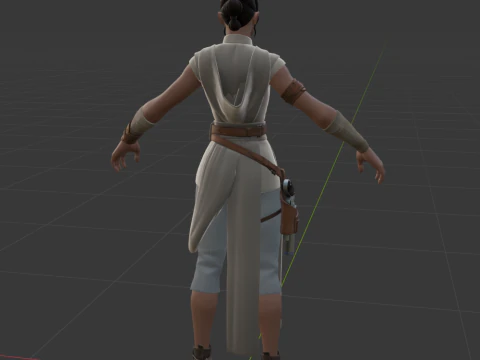 Rey - Fortnite 3D Model