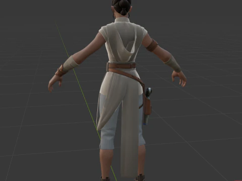Rey - Fortnite 3D Model