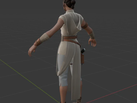 Rey - Fortnite 3D Model