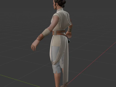 Rey - Fortnite 3D Model