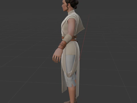 Rey - Fortnite 3D Model