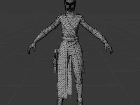 Rey - Fortnite 3D Model