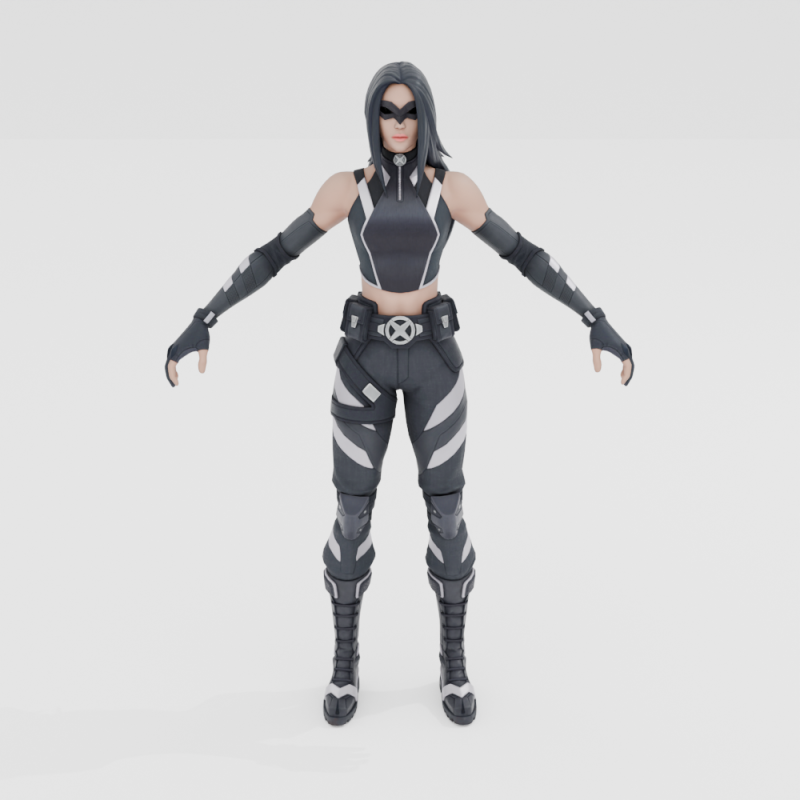 X-23 - Fortnite Modelo 3D .c4d .max .obj .3ds .fbx .stl .blend