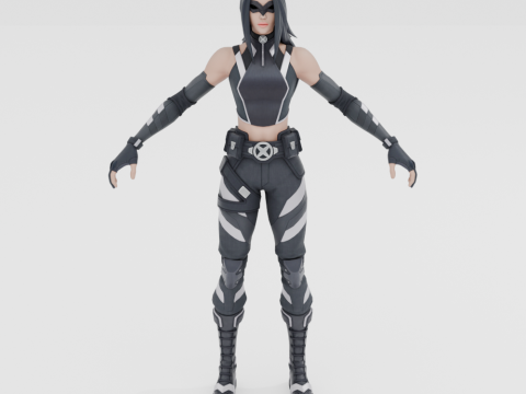 X-23 - Fortnite 3D मॉडल