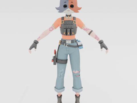 Cate Meowdy - Fortnite 3D मॉडल