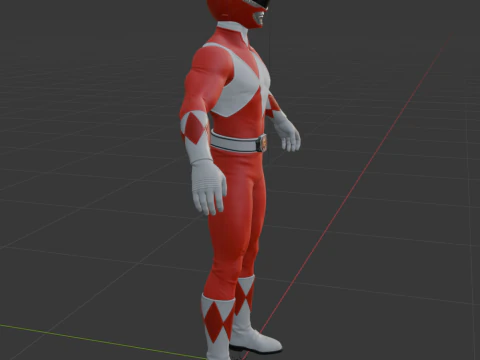 Red Ranger - Fortnite 3D Model