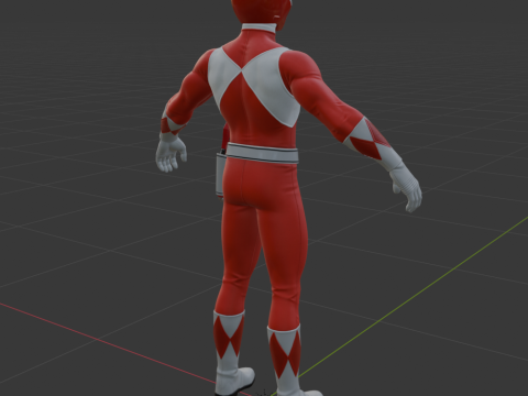 Red Ranger - Fortnite Model 3D